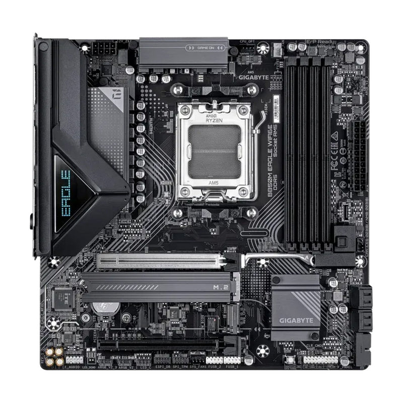 Placa Madre Gigabyte B850M EAGLE WiFi6E (AMD B850, Socket AM5, DDR5, Wi-Fi 6E, mATX)
