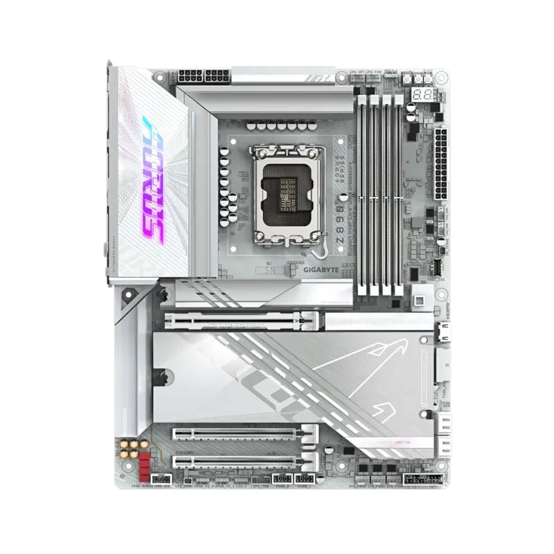 Placa Madre Gigabyte Z890 AORUS PRO ICE (Intel Z890, LGA1851, DDR5, Wi-Fi 7, ATX)