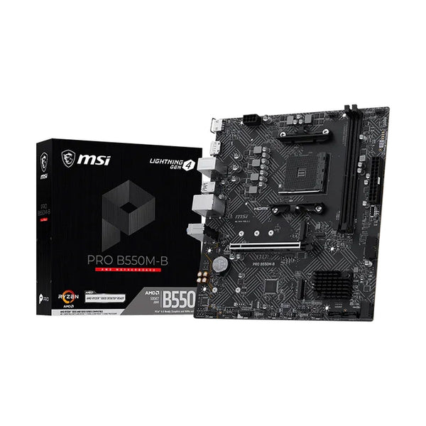 Placa Madre MSI PRO B550M-B (AMD B550, AM4, DDR4, Micro-ATX)