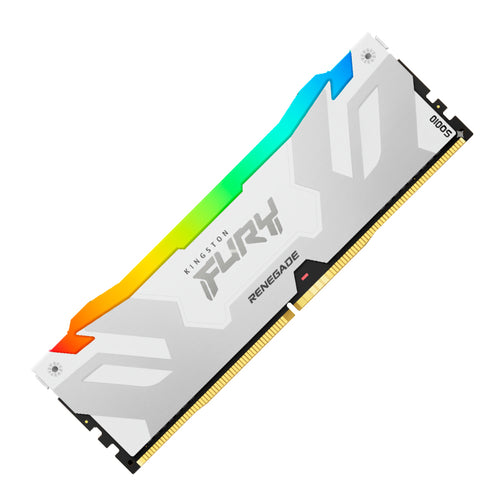 Memoria RAM Kingston Fury Renegade RGB 16GB DDR5-7200 (CL38, DIMM, Blanco)