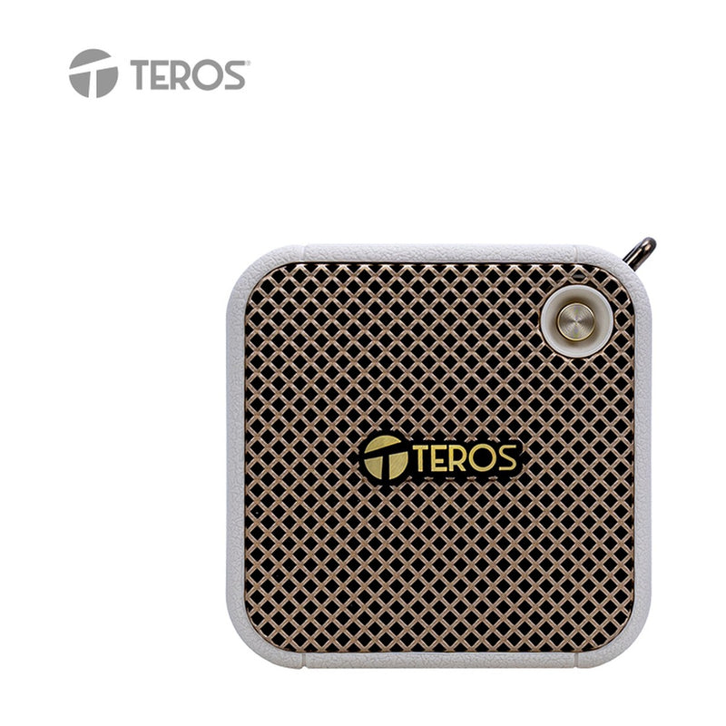 Parlante Bluetooth Teros Legacy 6051 8W BT 5.3 (USB/TF/AUX) Beige