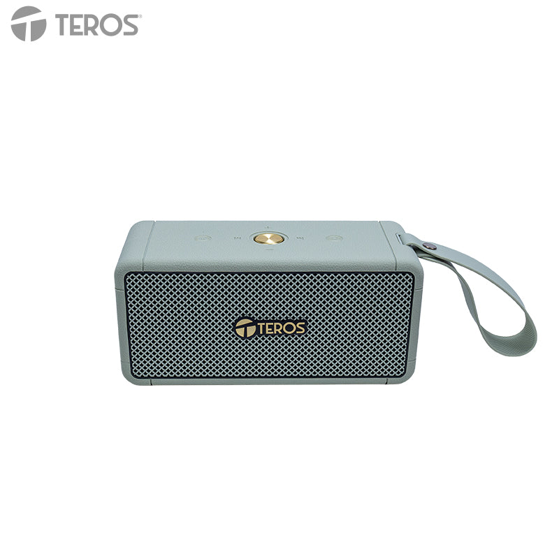 Parlante Bluetooth Teros Legacy 6052 40W BT 5.3 4000mAh (FM/USB/TF/AUX) Verde