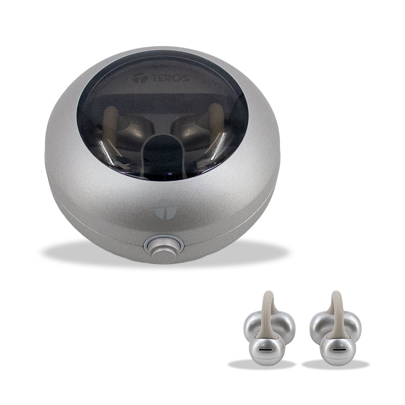 Audífonos Bluetooth TWS Teros TE-80712NE Bluetooth 5.4 (Natural Titanium)