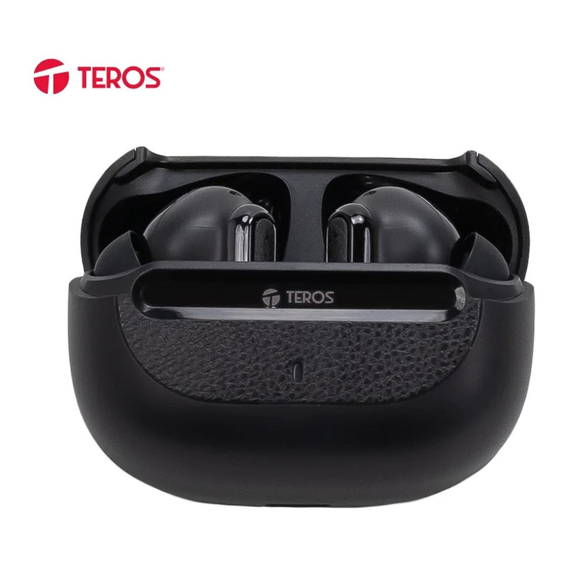 Audífonos Inalámbricos Teros Urbavibe TE-80713N con traducción por IA (Bluetooth 5.4, ANC, ENC, negro)