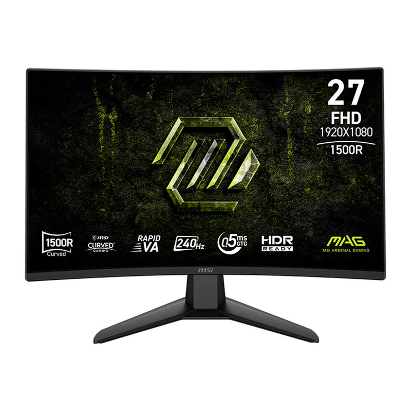 Monitor Curvo Gamer MSI MAG 274CF X24 27 pulgadas FHD (240Hz, 0.5ms, Rapid VA, 1500R)