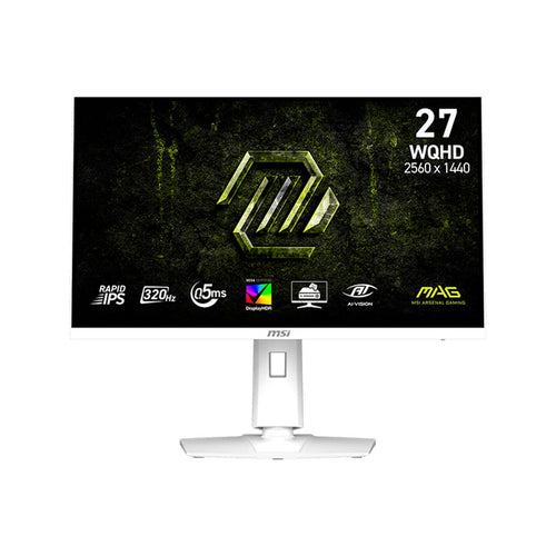 Monitor Gamer MSI MAG 274QRFW X32 27" WQHD Fast IPS 320Hz (HDMI/DP) Blanco