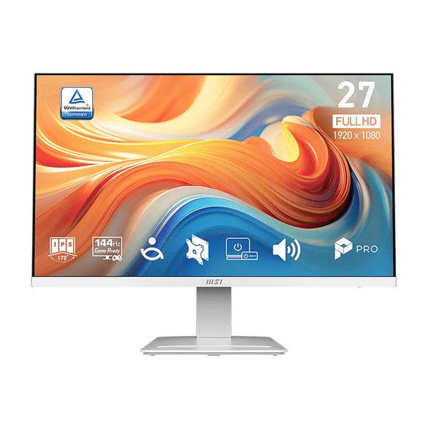 Monitor MSI PRO MP273W E14A 27" FHD IPS 144Hz (HDMI/DP/VGA) Blanco