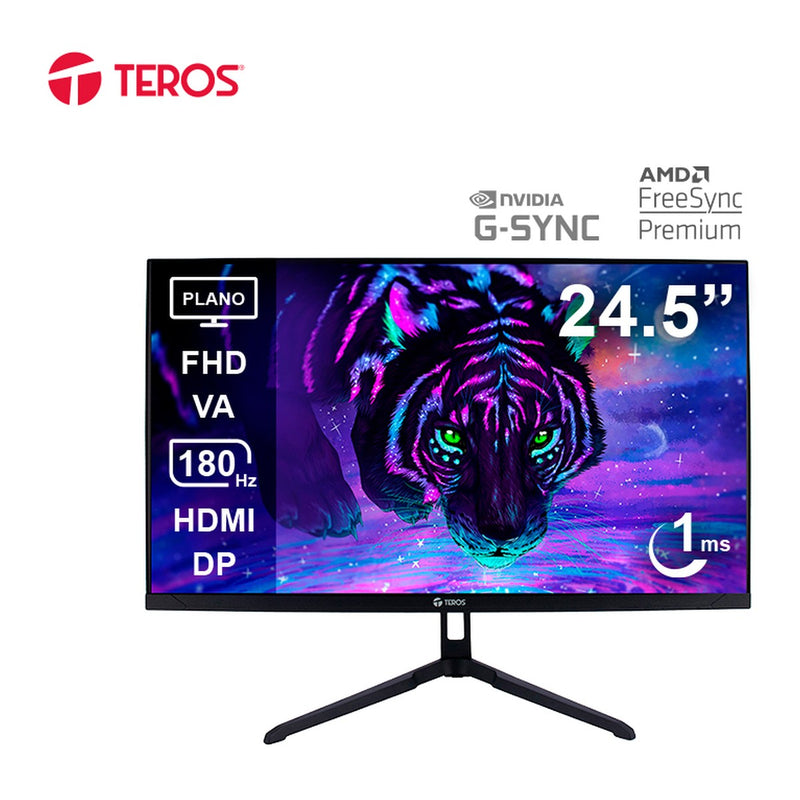 Monitor Gamer Teros TE-2475G 24.5" FHD VA 180Hz (HDMI/DP)