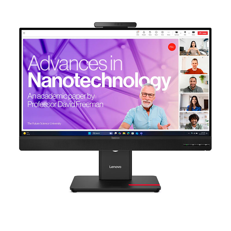 Monitor Lenovo ThinkVision T24-4v 23.8" FHD IPS 120Hz con Webcam 5MP (HDMI/DP/USB-C)