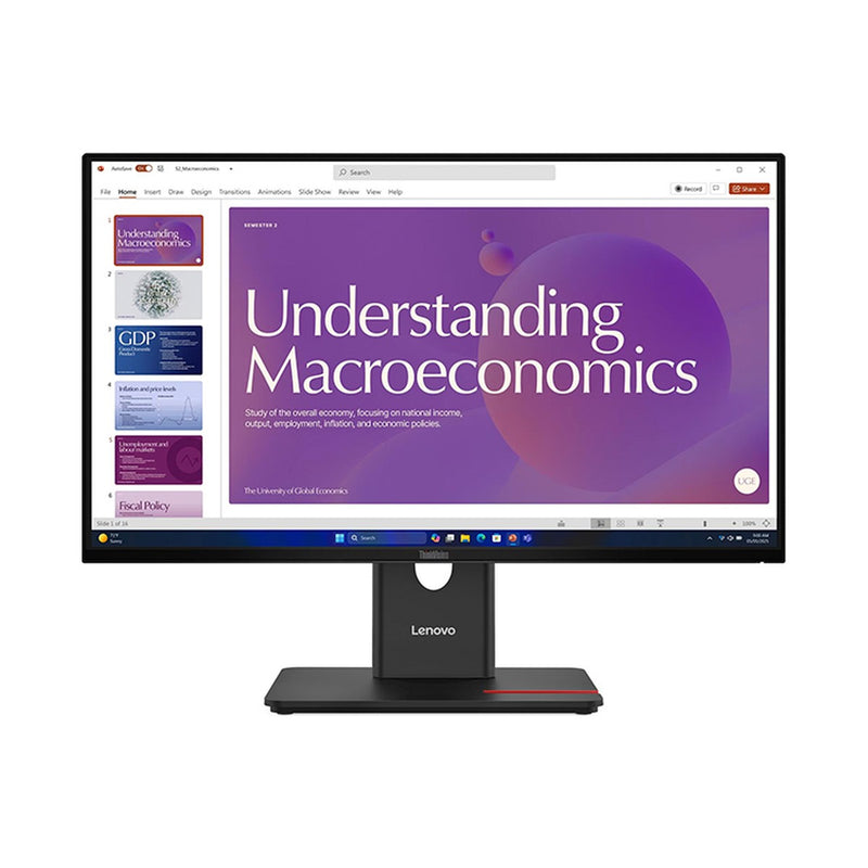Monitor Lenovo ThinkVision T24D-40 23.8" FHD IPS 120Hz (HDMI/DP/RJ-45, Parlantes)