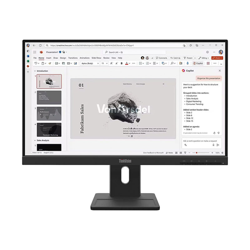 Monitor Lenovo ThinkVision E22-40 21.5" FHD IPS 100Hz (HDMI/DP/VGA, Parlantes)