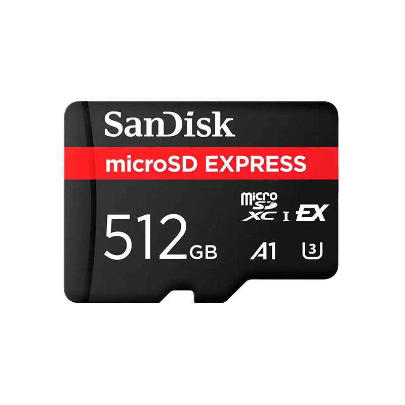 MicroSD SanDisk microSD Express 512GB PCIe Gen 3 (880MB/s)