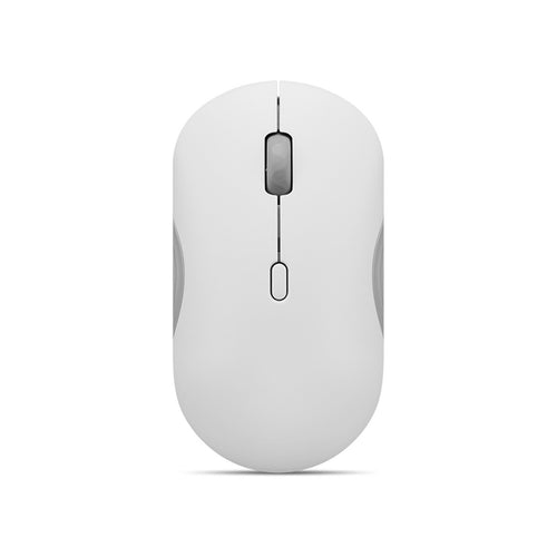 Mouse Silencioso Inalámbrico Lenovo 350 Bluetooth Dual (2400 DPI, Gris Nube)