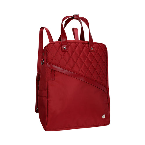 Mochila Lady 2 en 1 Teros Roseann II TE-9049RD para Laptop 14.1" (Repelente al Agua, Rojo)
