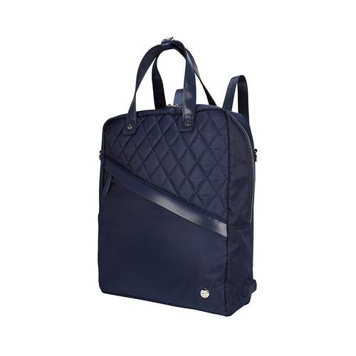 Mochila Lady 2 en 1 Teros Roseann II TE-9051BL para Laptop 14.1" (Repelente al Agua, Azul)