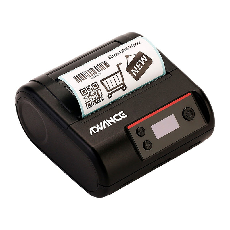 Impresora Térmica Portátil Advance ADV-9026 80mm 203 DPI (Bluetooth/USB, 2500mAh)