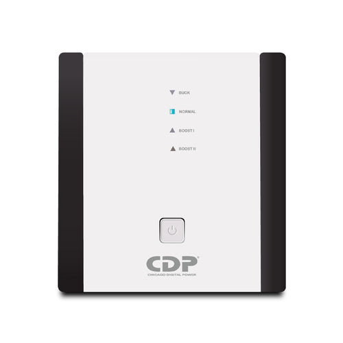 Regulador Automático de Voltaje CDP R-AVR5008i 5000VA/2500W (9 Tomas, Supresión de Picos)
