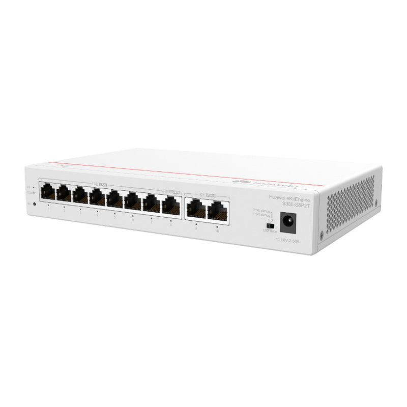 Router / Gateway Multiservicio Huawei eKitEngine S380-S8T2T (8 LAN + 2 WAN Gigabit, Rack 1U)
