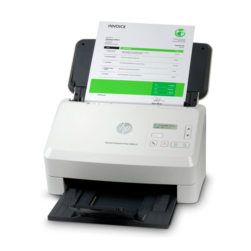 Escáner de Documentos HP ScanJet Enterprise Flow 5000 s5 USB 3.0 (65 ppm, ADF 80 Hojas)