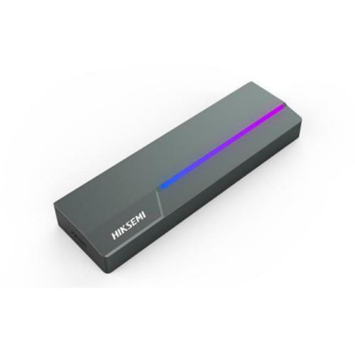 Enclosure para SSD M.2 HIKSEMI MDR1 con RGB (USB 3.2 Gen 2 Tipo-C, NVMe/SATA, Gris)