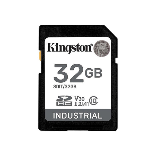 Tarjeta de Memoria Kingston Industrial 32GB SDHC UHS-I (U3, V30, A1)