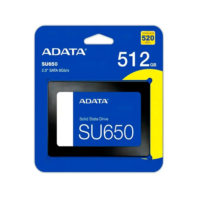 SSD ADATA Ultimate SU650 512GB SATA III 2.5" (520/450 MB/s)