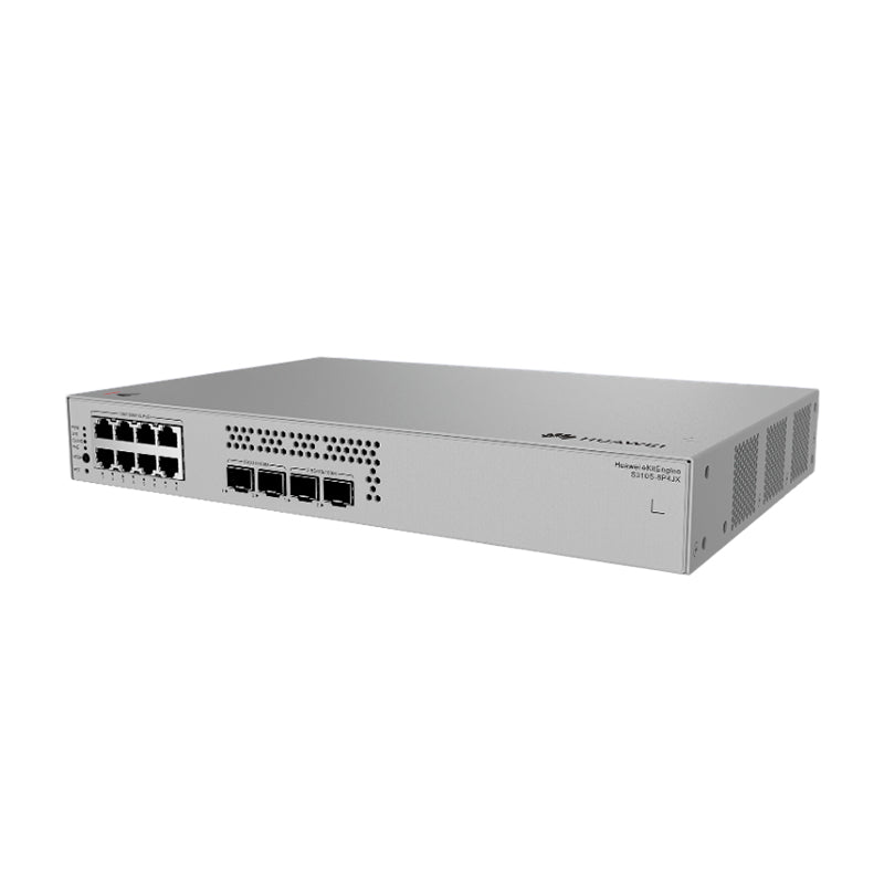 Switch Huawei eKitEngine S310S-8P4JX, 8 puertos GbE PoE+ + 2 SFP+ 10GE + 2 SFP 2.5GE