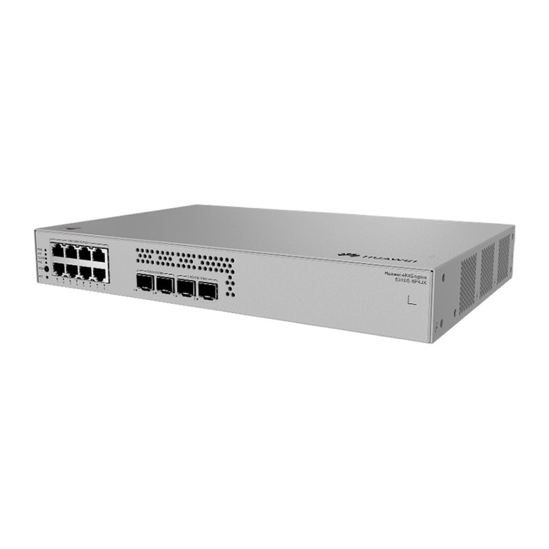 Switch Huawei eKitEngine S310S-8P4JX, 8 puertos GbE PoE+ + 2 SFP+ 10GE + 2 SFP 2.5GE