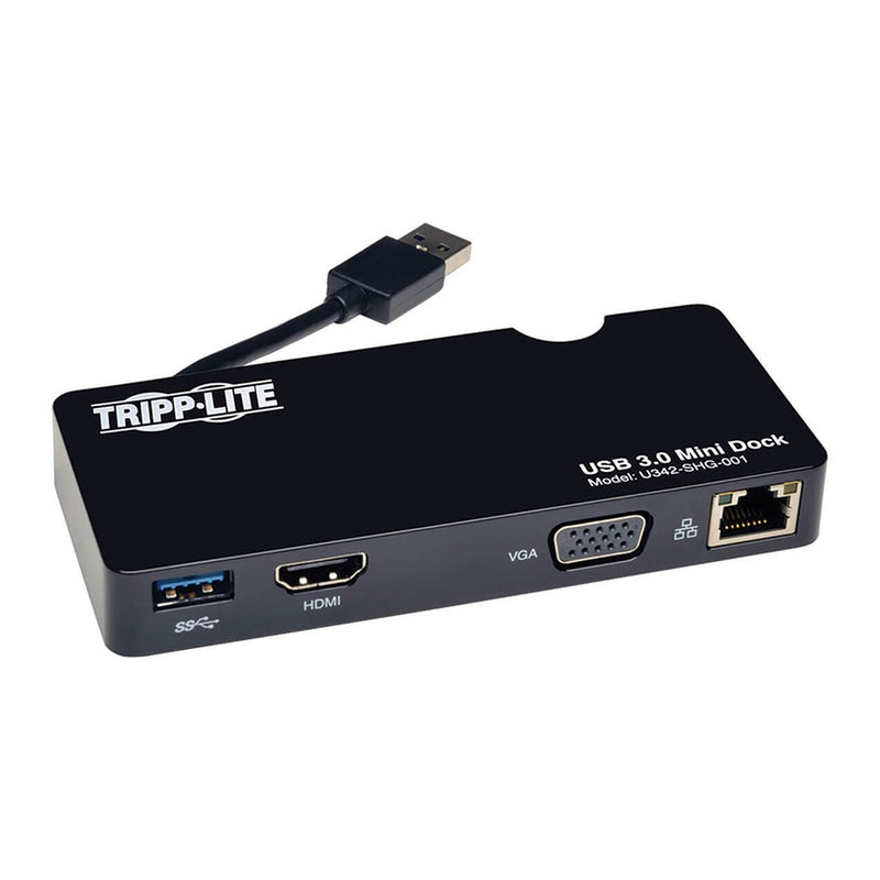 Estación de Conexión Tripp-Lite U342-SHG-001 USB 3.0 (HDMI, VGA, Gigabit Ethernet)