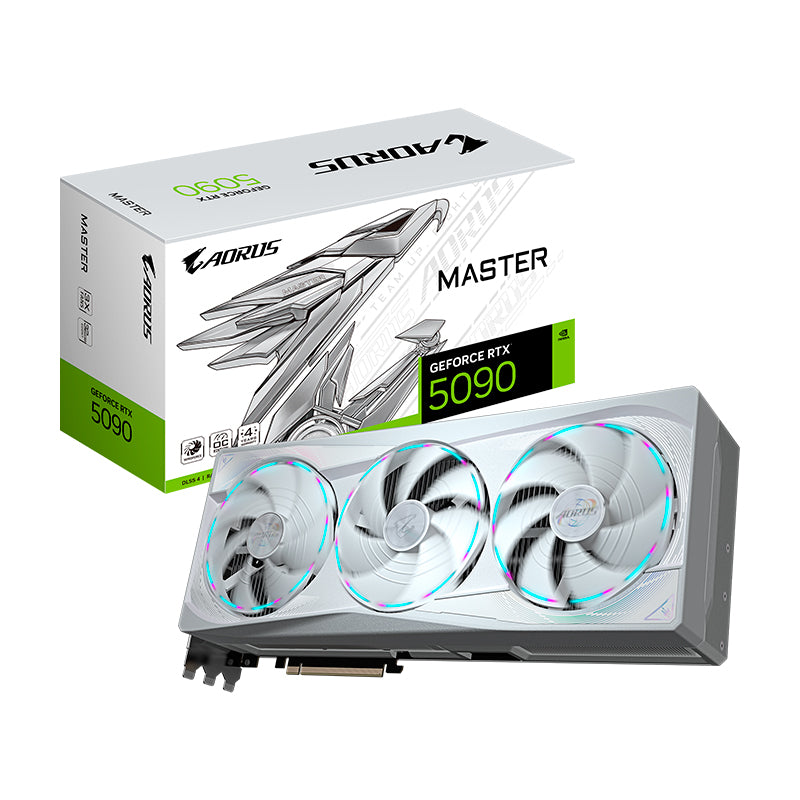 Tarjeta de Video Gigabyte AORUS GeForce RTX 5090 STEALTH ICE 32GB (GDDR7, PCIe 5.0)