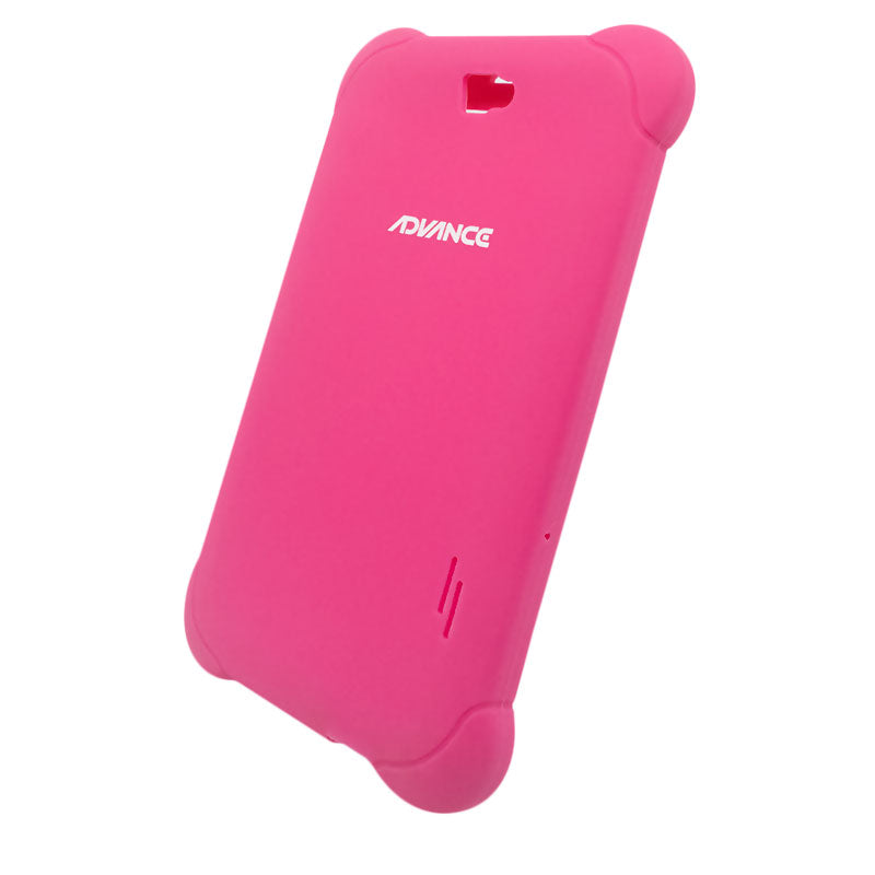 Estuche de Goma (Rubber) Advance para Tablet 7" (Anti-impacto, Rosado)