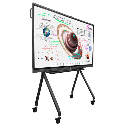Rack Portátil TEROS TE-9010S para Pantalla Interactiva de 75" a 86" (negro)