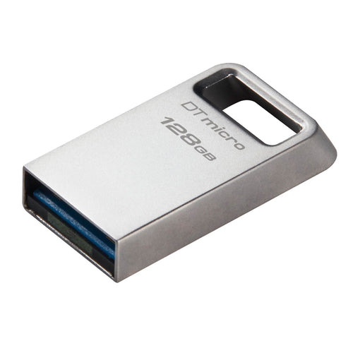 Memoria USB Kingston DataTraveler Micro 128GB USB 3.2 (Metal, 200MB/s)