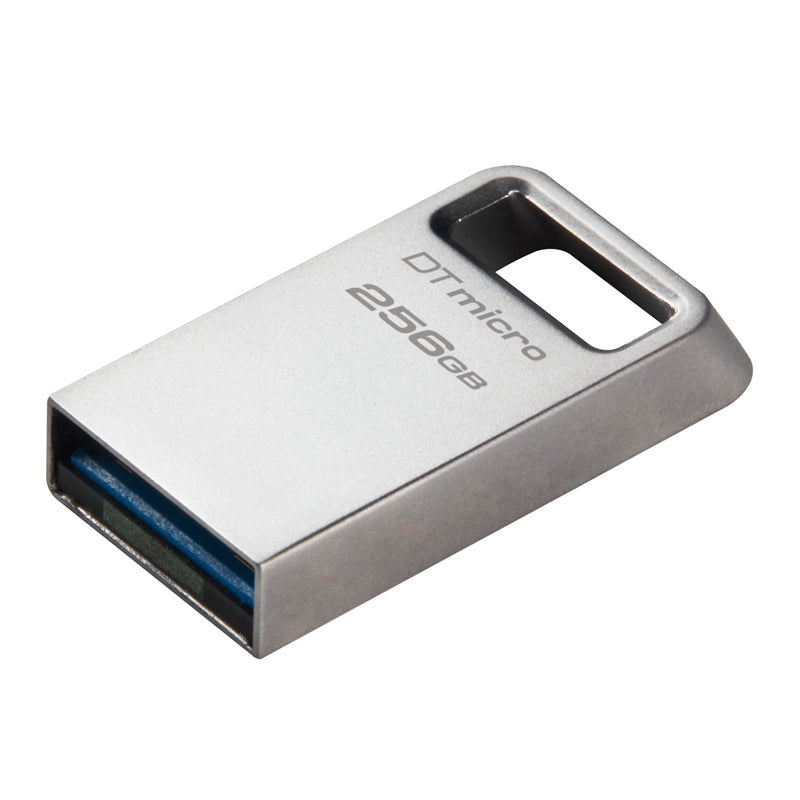 Memoria USB Kingston DataTraveler Micro 256GB USB 3.2 (Metal, 200MB/s)