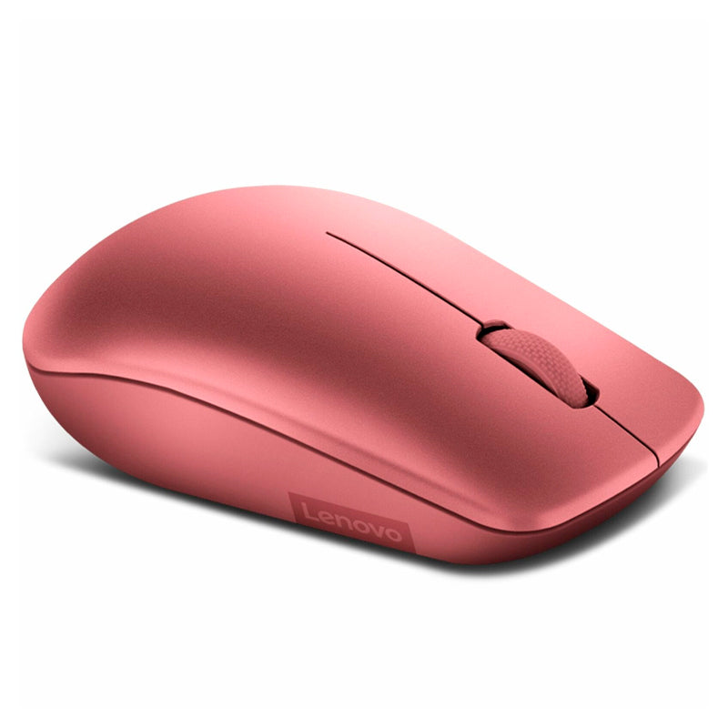 Mouse Inalámbrico Lenovo 530 Ambidextro (2.4GHz, 1200 DPI, Rojo Cereza)