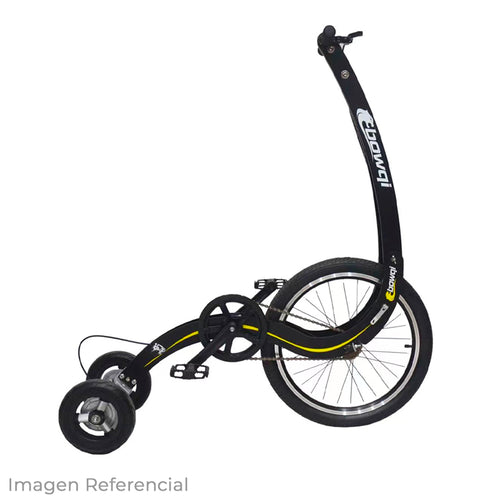 Bicicleta de Pie Halfbike Deltron (Bambú y Aluminio, Negro)