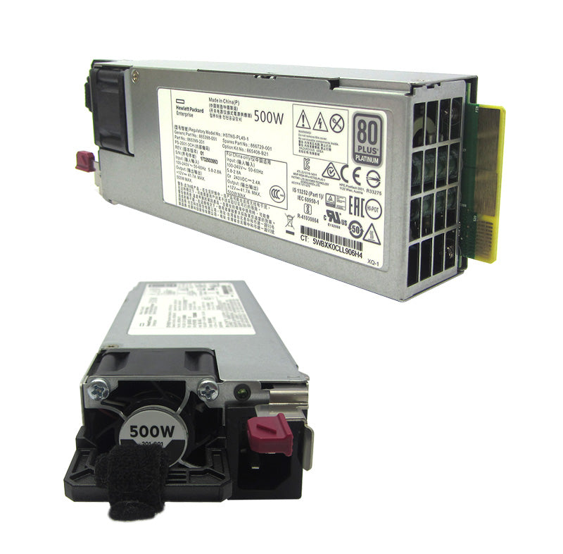 Fuente de Poder Servidor HPE 500W 80 Plus Platinum Hot-Plug (Flex Slot)