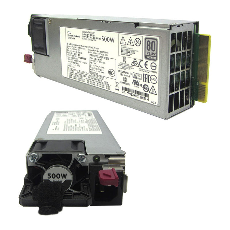 Fuente de Poder Servidor HPE 500W 80 Plus Platinum Hot-Plug (Flex Slot)