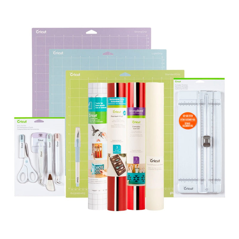 Paquete de Materiales Esenciales Cricut (Kit de Inicio)