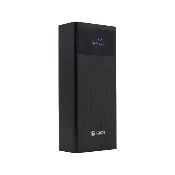 Powerbank Teros TE-7059N 30000 mAh (USB-A/C, PD 65W, Pantalla LED, Negro)