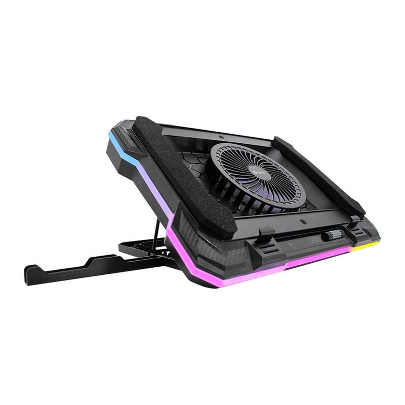 Base Cooler para Notebook TEROS TE-7133N RGB (14" a 19", pantalla LCD táctil)