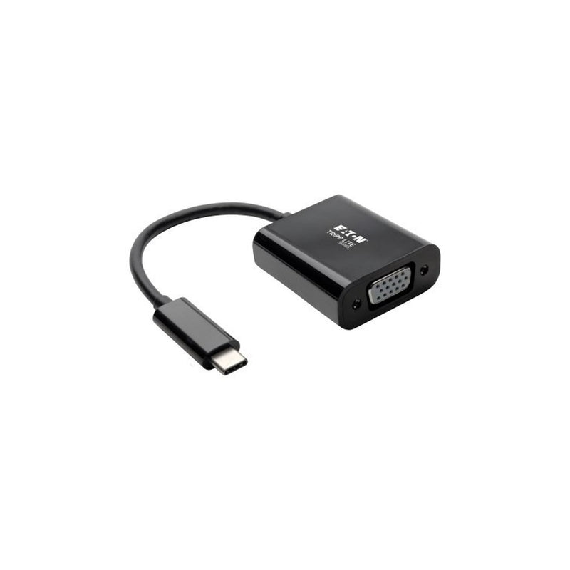 Adaptador Tripp Lite U444-06N-VB-AM USB-C a VGA, 1080p, Thunderbolt 3, negro