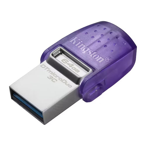 Memoria USB Kingston DataTraveler microDuo 3C 64GB USB 3.2 Gen 1, USB-A y USB-C