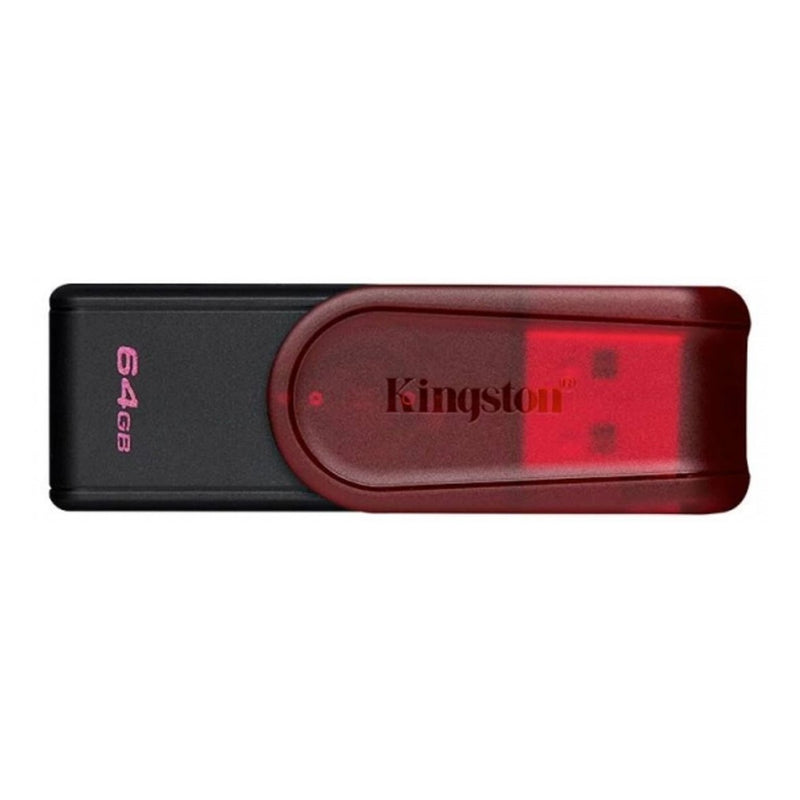 Memoria USB Kingston DataTraveler Exodia S 64GB USB 3.2 Gen 1, rojo