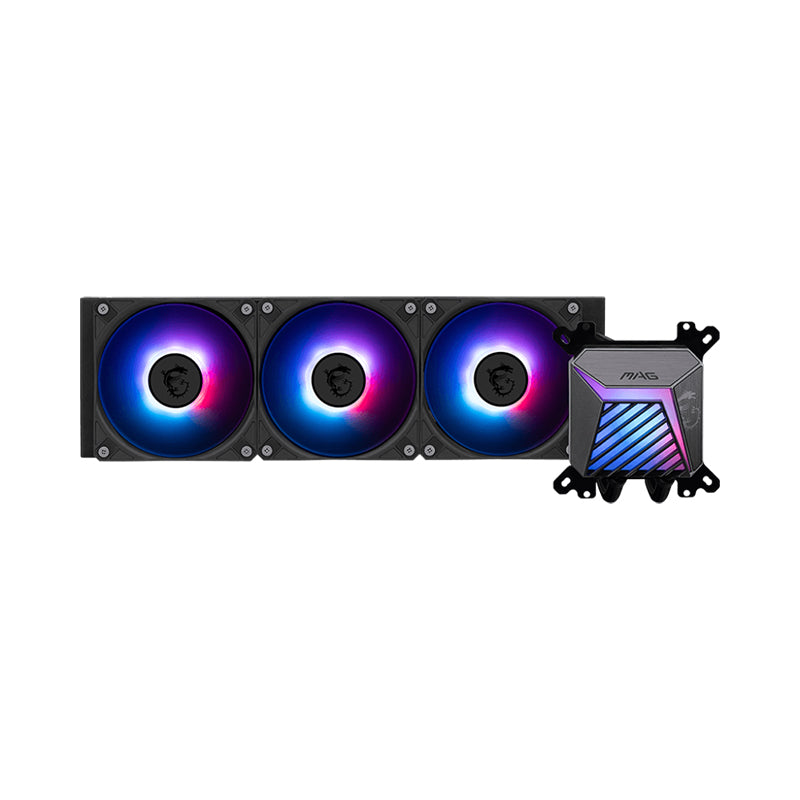 Refrigerador Líquido CPU MSI MAG CoreLiquid A15 360 ARGB Gen2 (360mm, Intel/AMD)