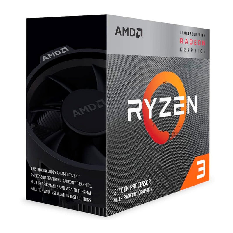 Procesador AMD Ryzen 3 3200G (AM4, 4 núcleos/4 hilos, 4.0GHz, Radeon Vega 8)