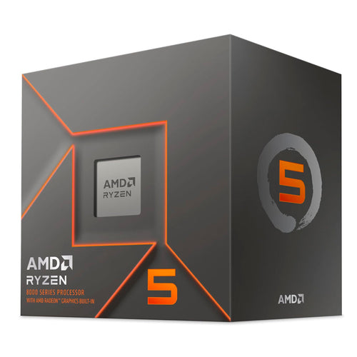 Procesador AMD Ryzen 5 8500G (AM5, 6 núcleos/12 hilos, hasta 5.0GHz, Radeon Graphics)