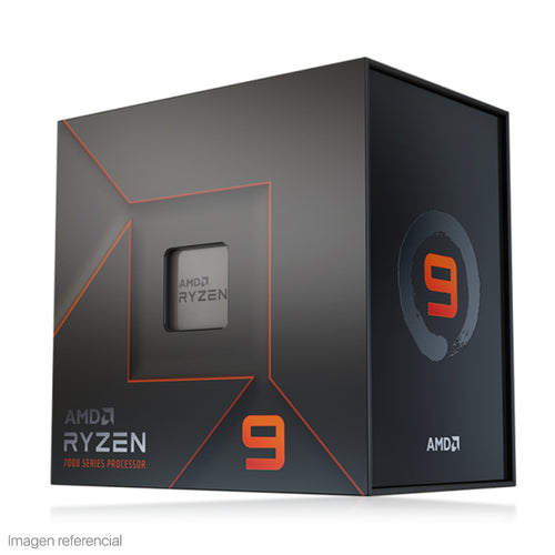 Procesador AMD Ryzen 9 7900X (AM5, 12 núcleos/24 hilos, hasta 5.6GHz, 64MB L3)