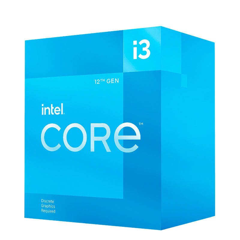 Procesador Intel Core i3-12100F (LGA1700, 4 núcleos/8 hilos, hasta 4.3GHz)