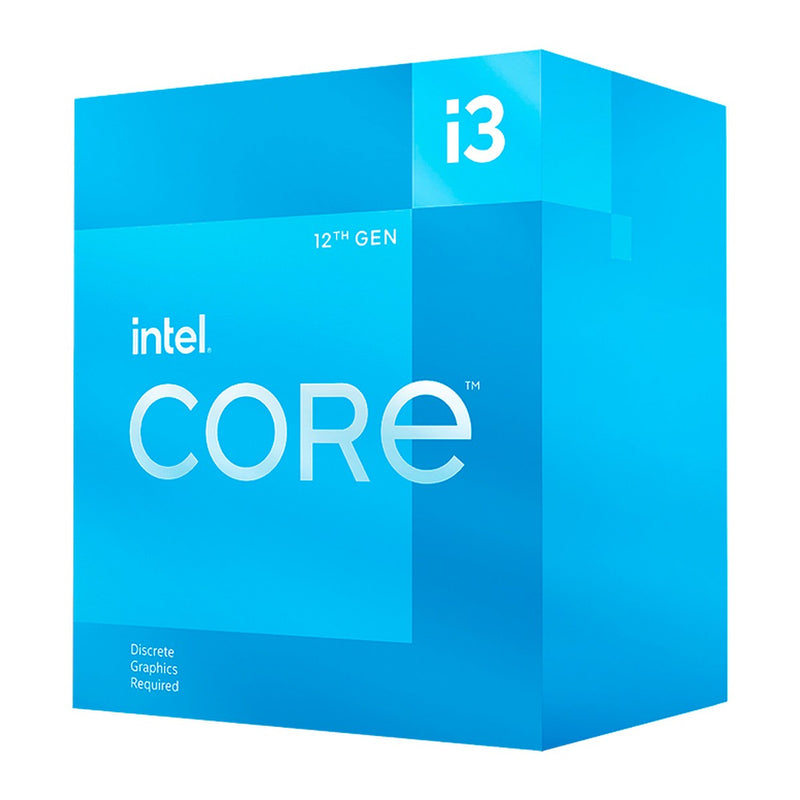Procesador Intel Core i3-12100F (LGA1700, 4 núcleos/8 hilos, hasta 4.3GHz)